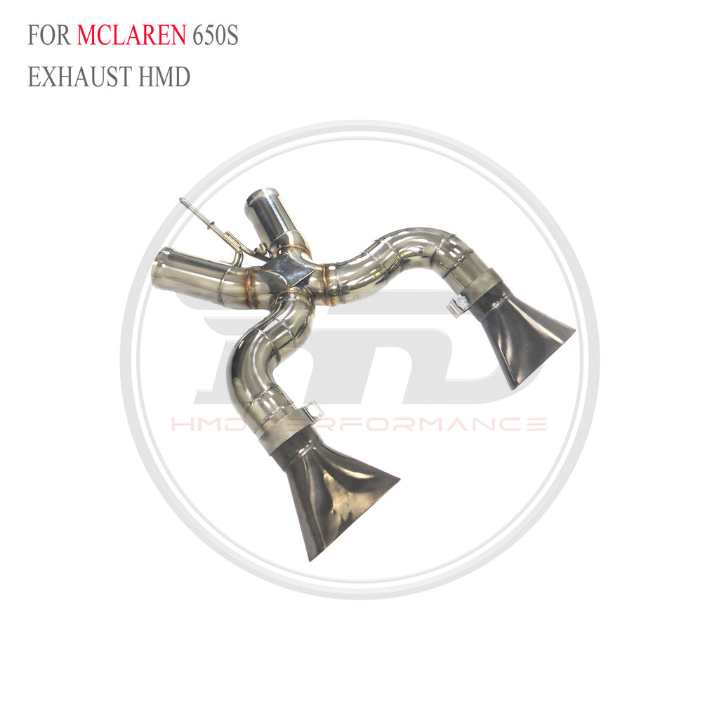 McLaren 650S Straight Axle-Back SUS304 Racing Grade Exhaust System - 3