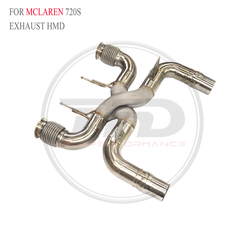 McLaren 720S Straight Axle-Back SUS304 Racing Grade Exhaust System - 4