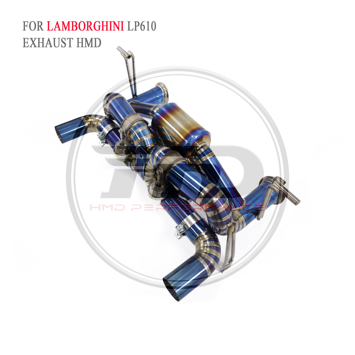 Lamborghini EVO Valved Catback Titanium Racing Grade Exhaust System - 3