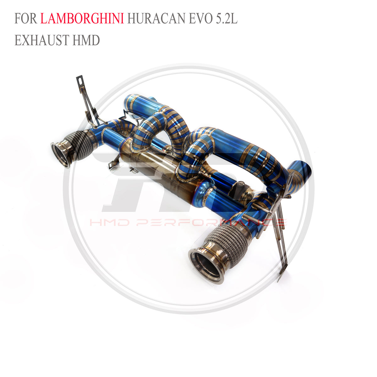 Lamborghini Huracan EVO 5.2L catback Titanium Valved Sport Exhaust System - 4