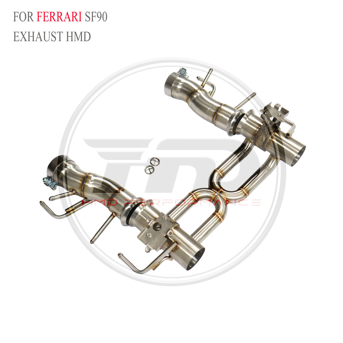 Ferrari SF90 catback SUS304 Valved Sport Exhaust System - 2