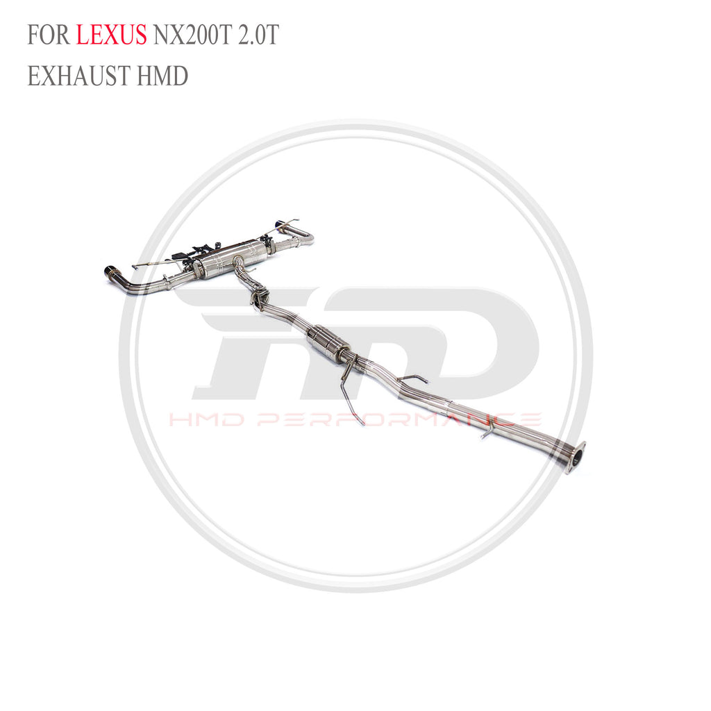 Lexus NX200t 2.0T catback SUS304 Racing Grade Exhaust System - 6
