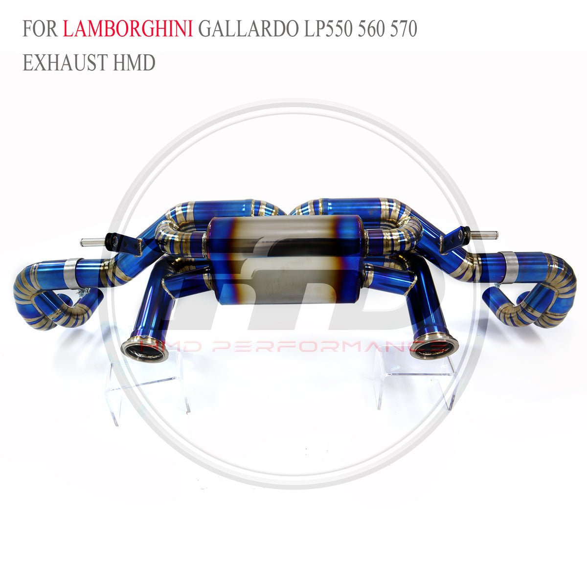 Lamborghini Gallardo LP550 560 570 Valved Catback Titanium Racing Grade Exhaust System - 5