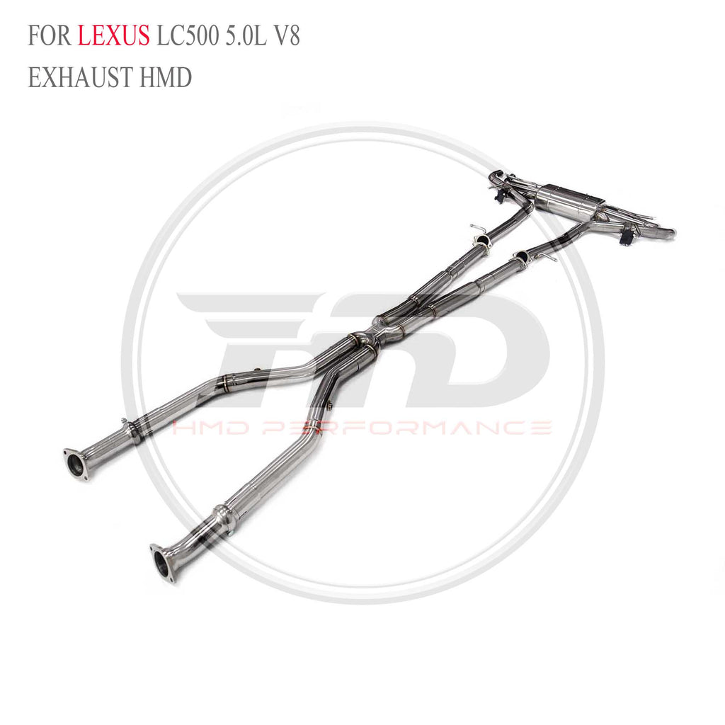 Lexus LC500 5.0L V8 catback SUS304 Racing Grade Exhaust System - 5