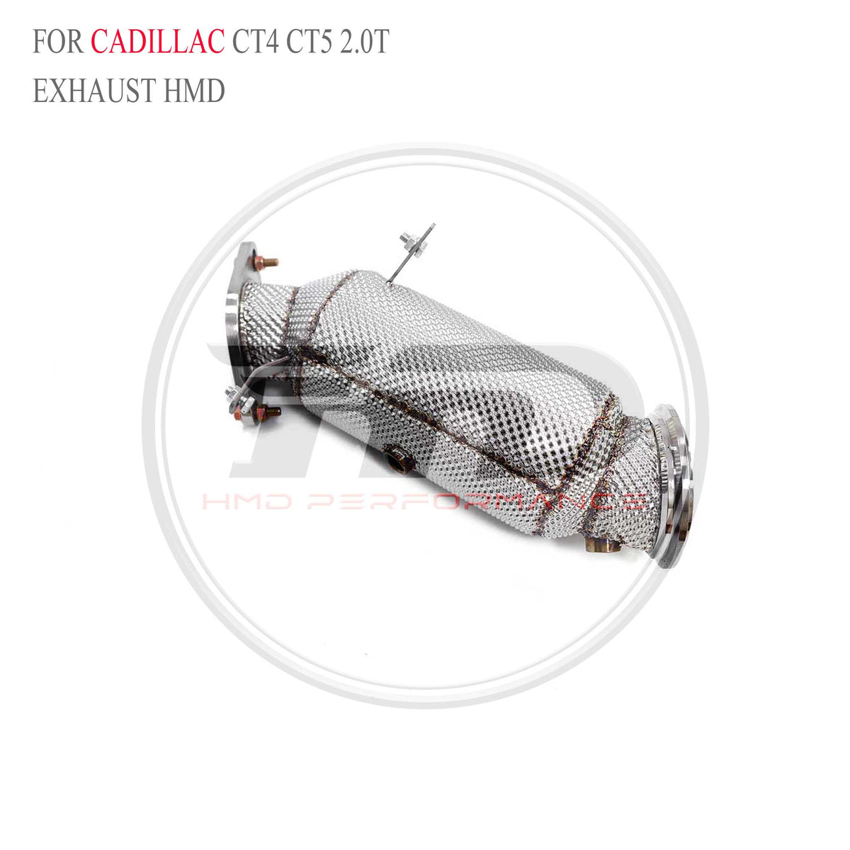 Cadillac CT5 2.0T 2020+ Stainless Steel Downpipe - 4