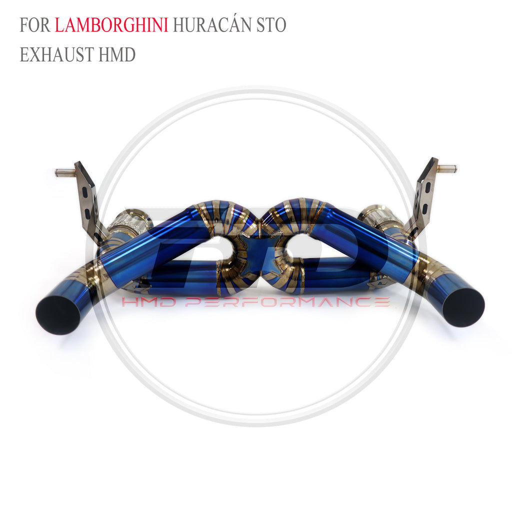 Lamborghini Huracan STO catback Titanium Racing Grade Exhaust System - 4