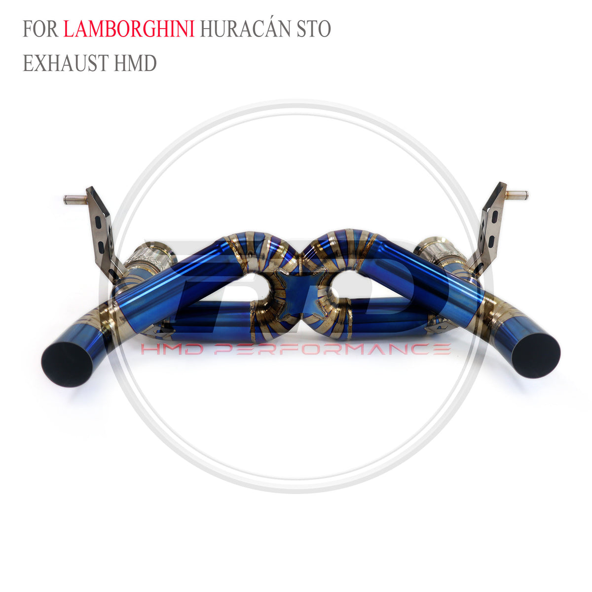 Lamborghini Huracan STO catback Titanium Racing Grade Exhaust System - 4