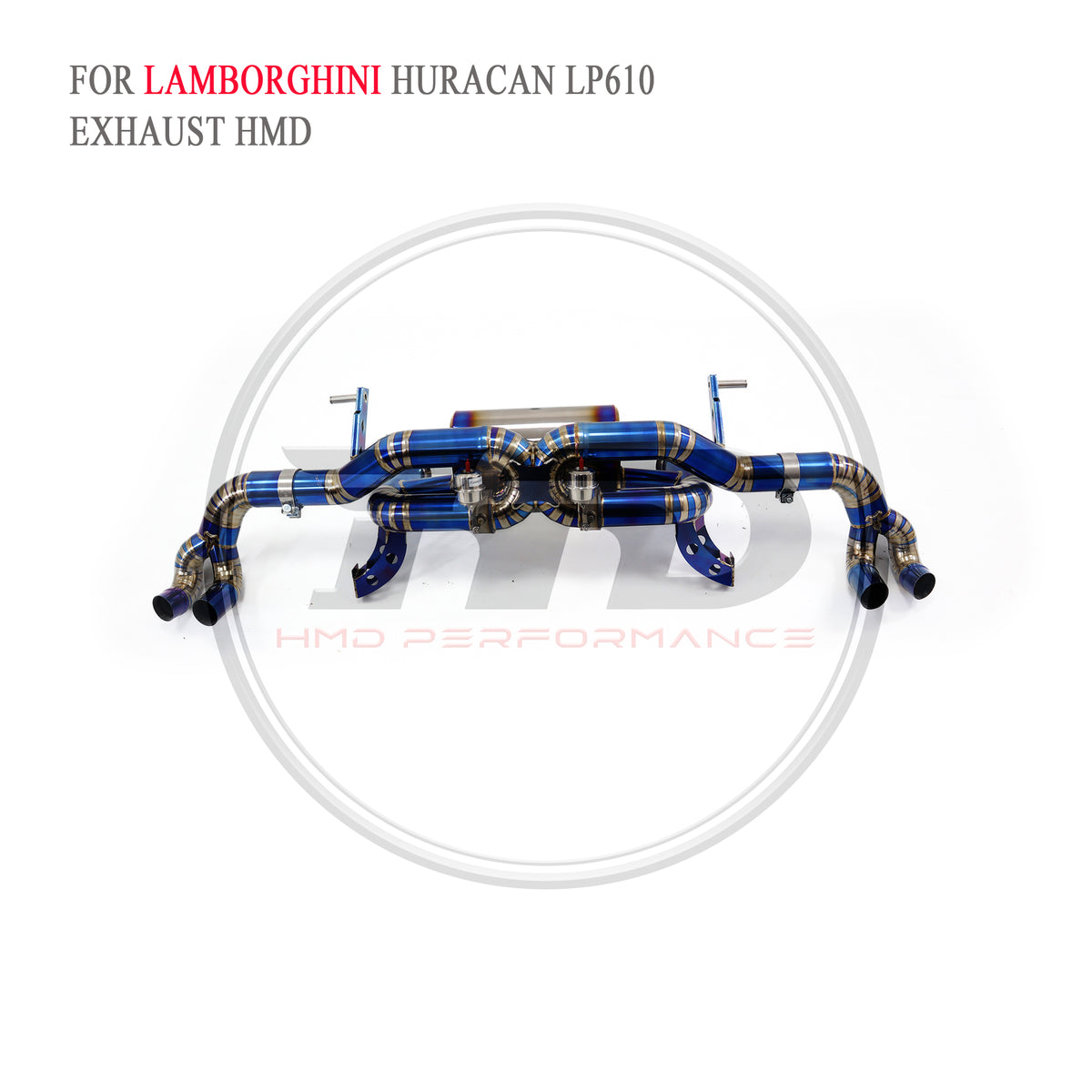 Lamborghini Huracan LP580-2 LP610-4 Valved Catback Titanium Racing Grade Exhaust System - 2