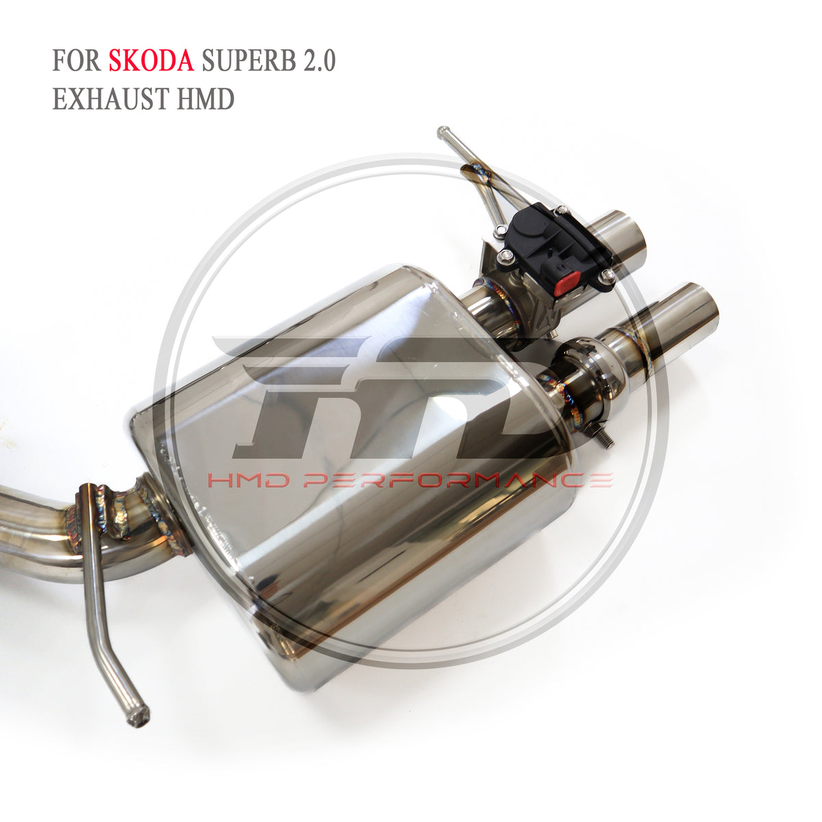 Skoda Superb 2.0T 4WD Valved Catback SUS304 Racing Grade Exhaust System - 6