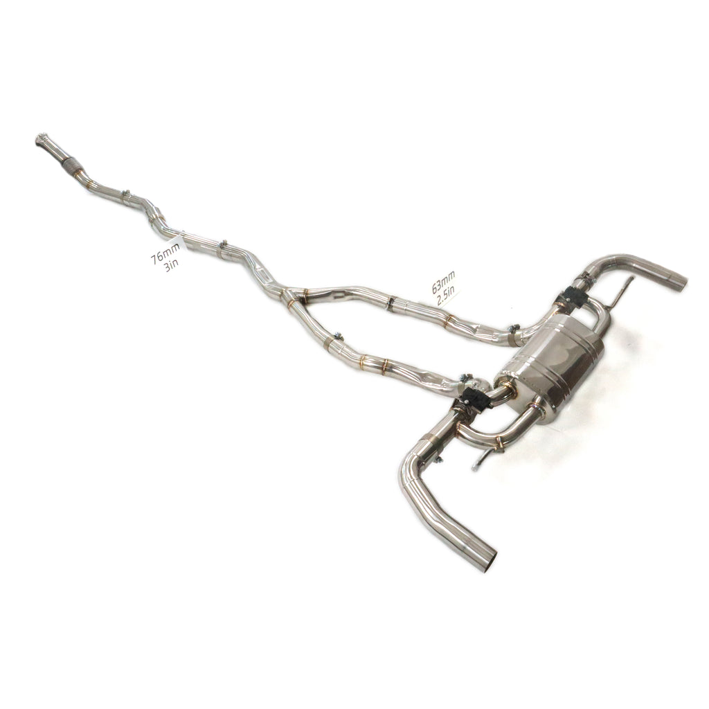 Mercedes-Benz GLE53 W167 Valved Catback SUS304 Racing Grade Exhaust System - 1