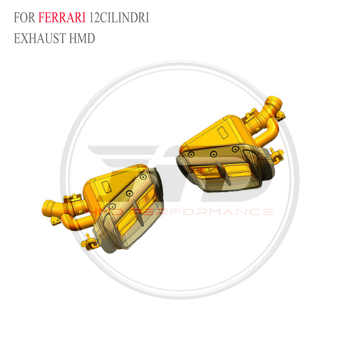 Ferrari 12Cilindri catback Sport Exhaust System - 3
