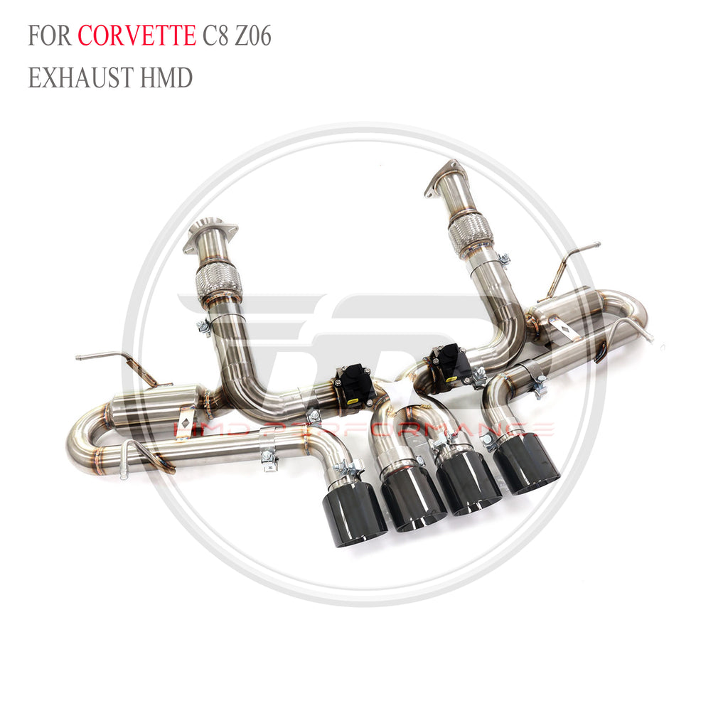 Corvette C8 Z06 Valved Catback SUS304 Racing Grade Exhaust System - 2