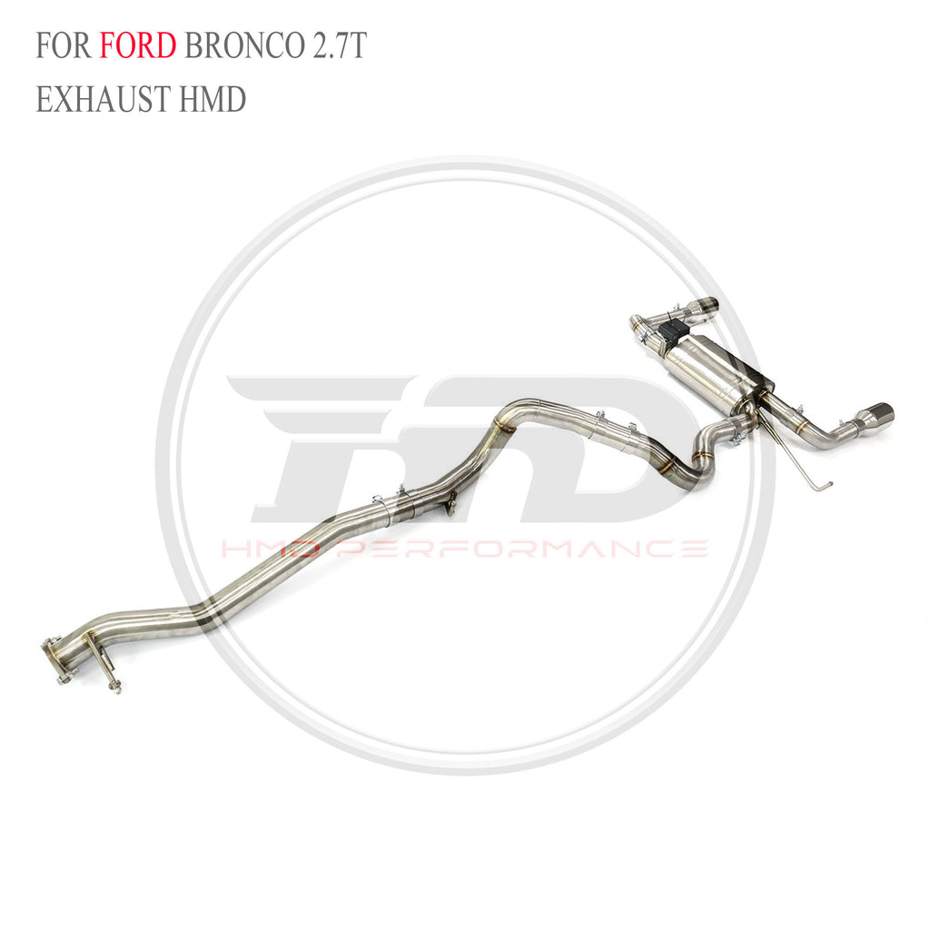 Ford Bronco 2.7T catback SUS304 Racing Grade Exhaust System - 4