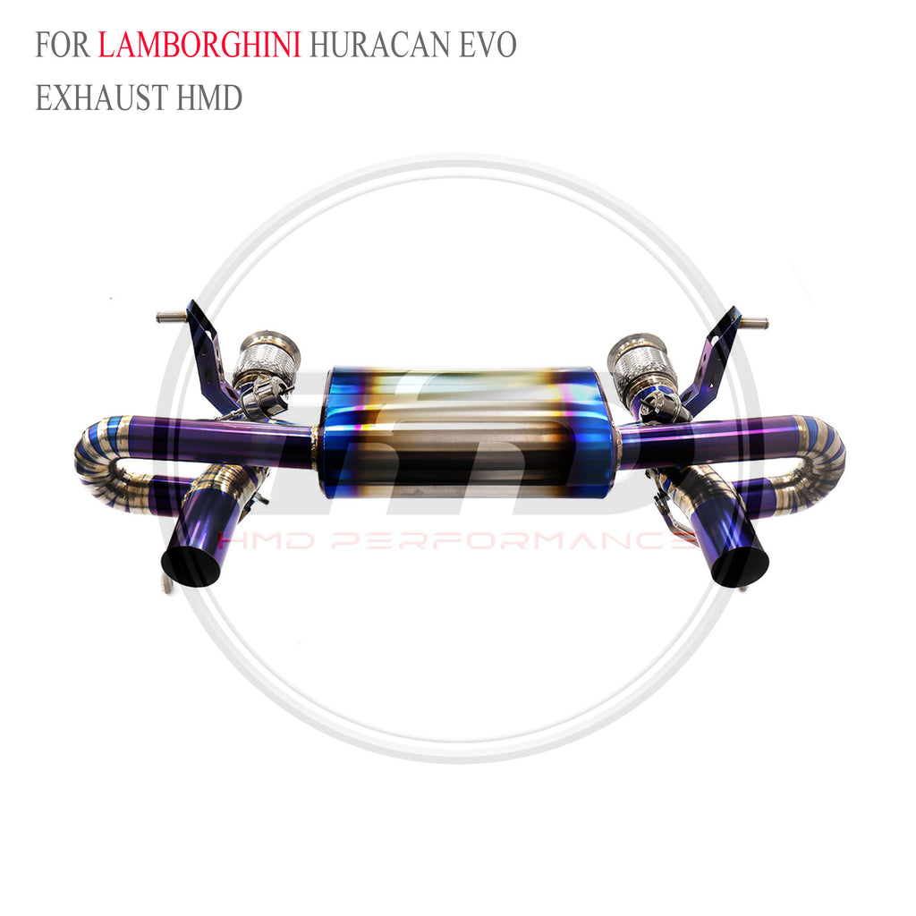 Lamborghini Huracan EVO catback Titanium Valved Sport Exhaust System - 2
