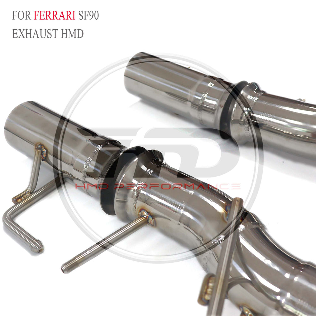 Ferrari SF90 Straight Catback SUS304 Racing Grade Exhaust System - 5