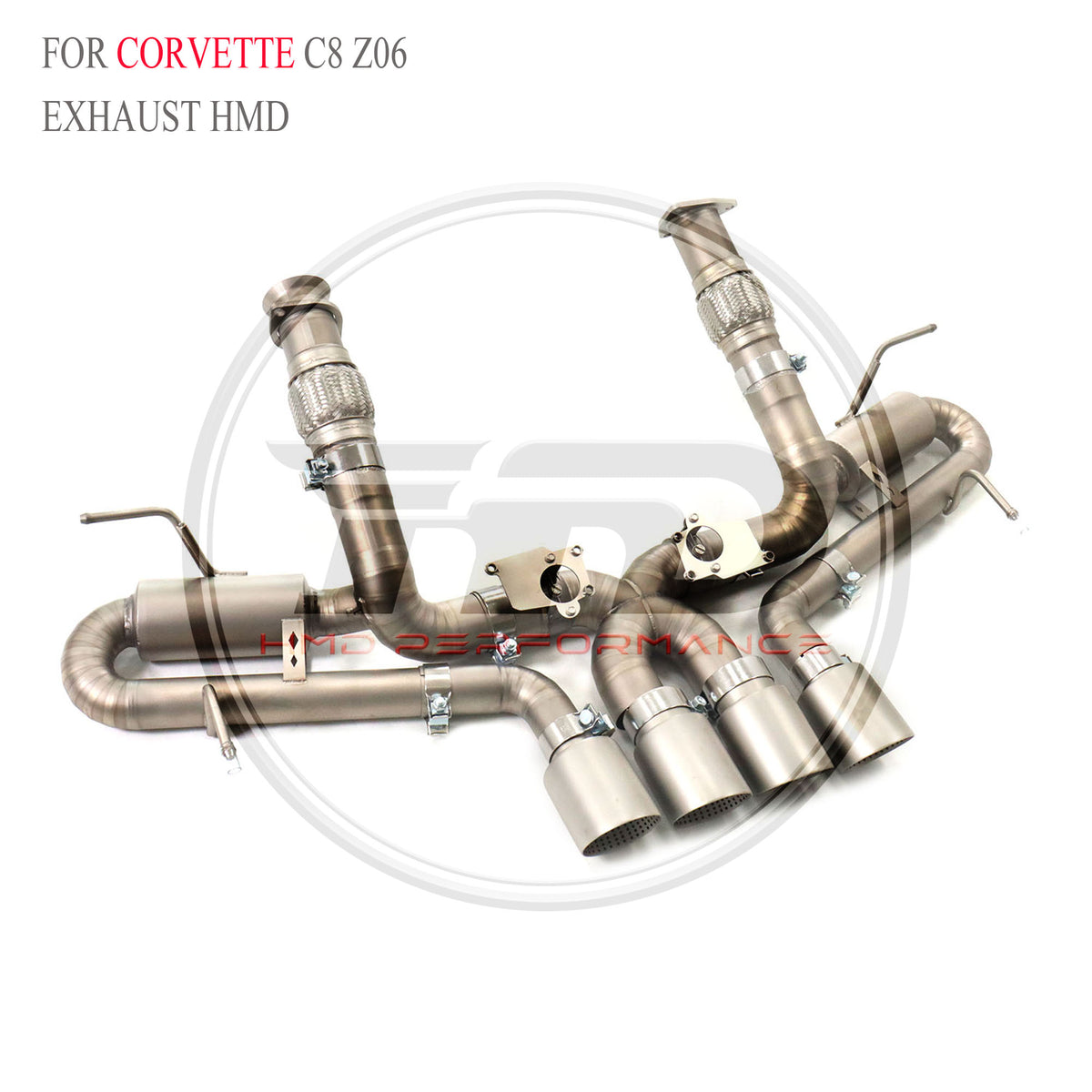 Corvette C8 Z06 catback Titanium Valved Sport Exhaust System - 2