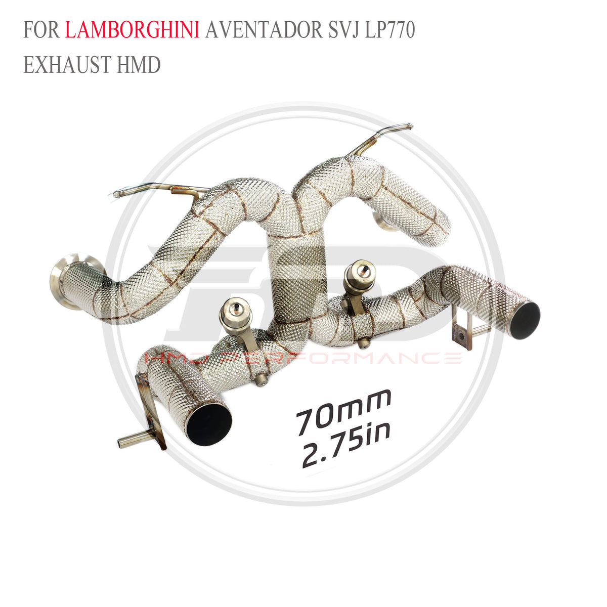 Lamborghini Aventador SVJ LP770 catback SUS304 Racing Grade Exhaust System - 5