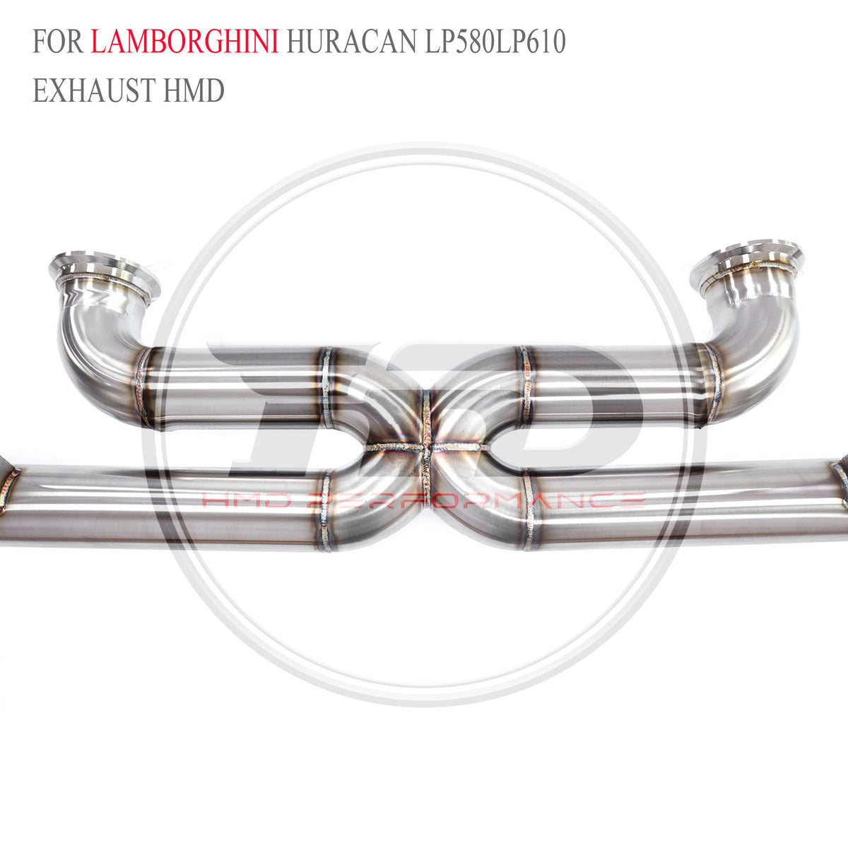 Lamborghini catback SUS304 Straight Sport Exhaust System - 4