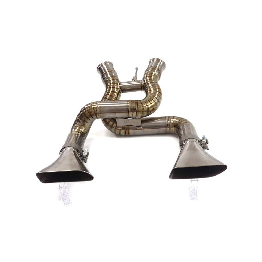 McLaren MP4-12C catback with X pipe Titanium Sport Exhaust System - 1