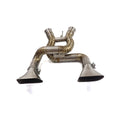 McLaren MP4-12C catback with X pipe Titanium Sport Exhaust System - 1