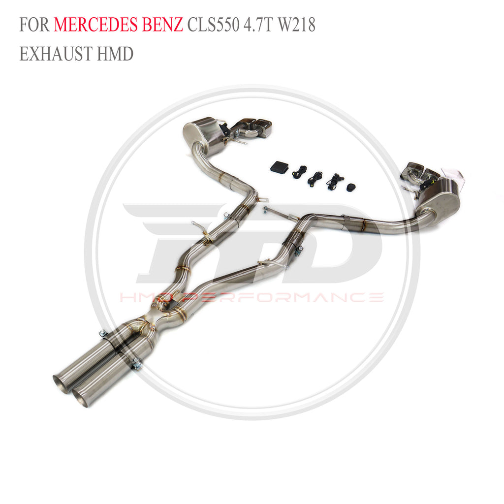 Mercedes-Benz CLS550 4.7T W218 catback SUS304 Racing Grade Exhaust System - 6