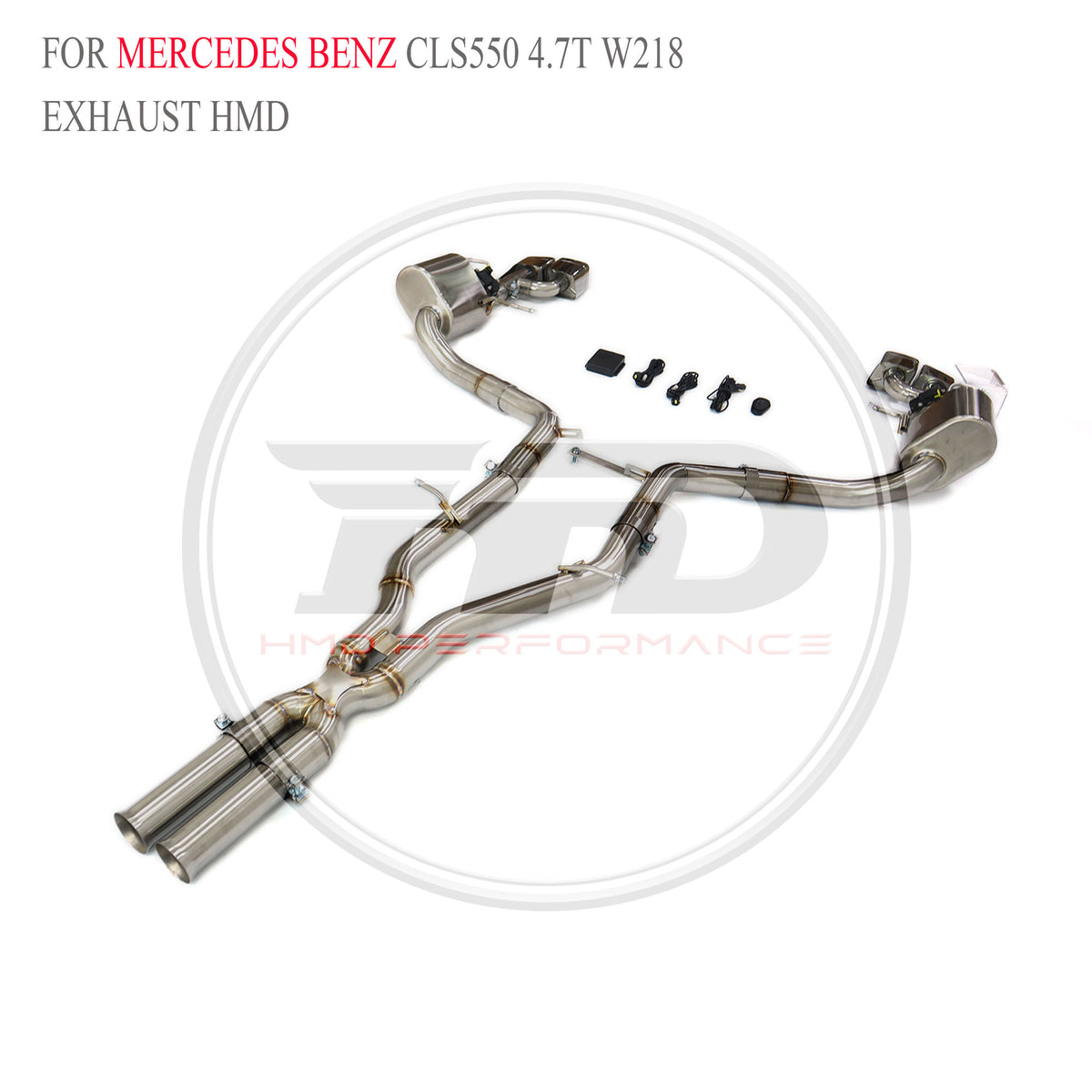 Mercedes-Benz CLS550 4.7T W218 catback SUS304 Racing Grade Exhaust System - 6