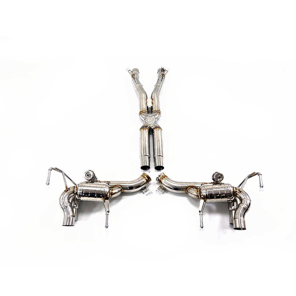 Ferrari California 4.3L catback with X pipe SUS304 Sport Exhaust System - 1