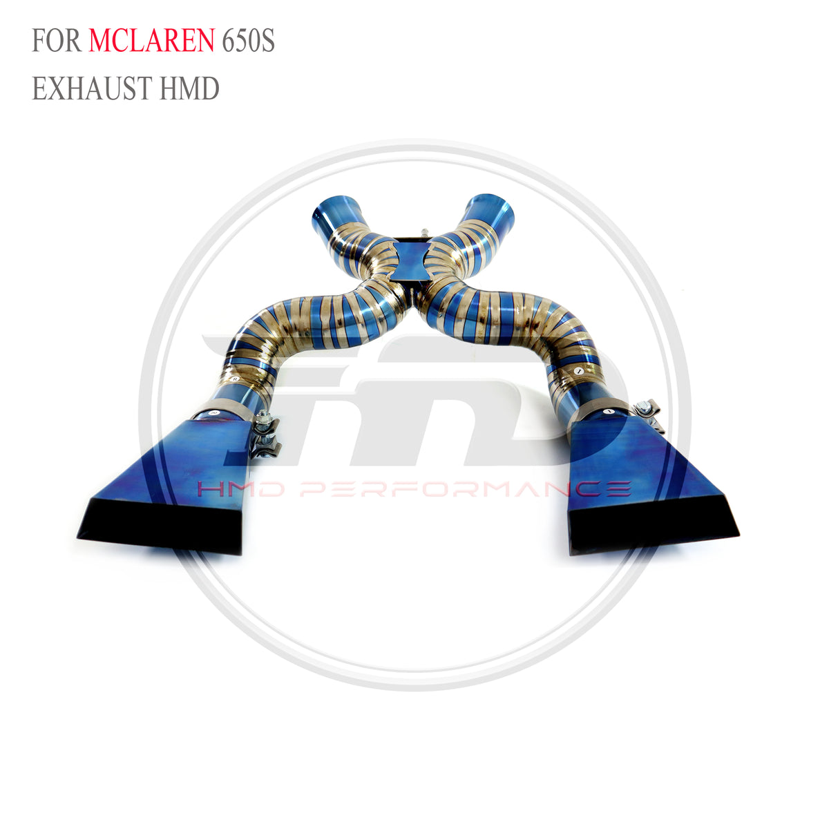 McLaren 650S catback Titanium Straight Sport Exhaust System - 6