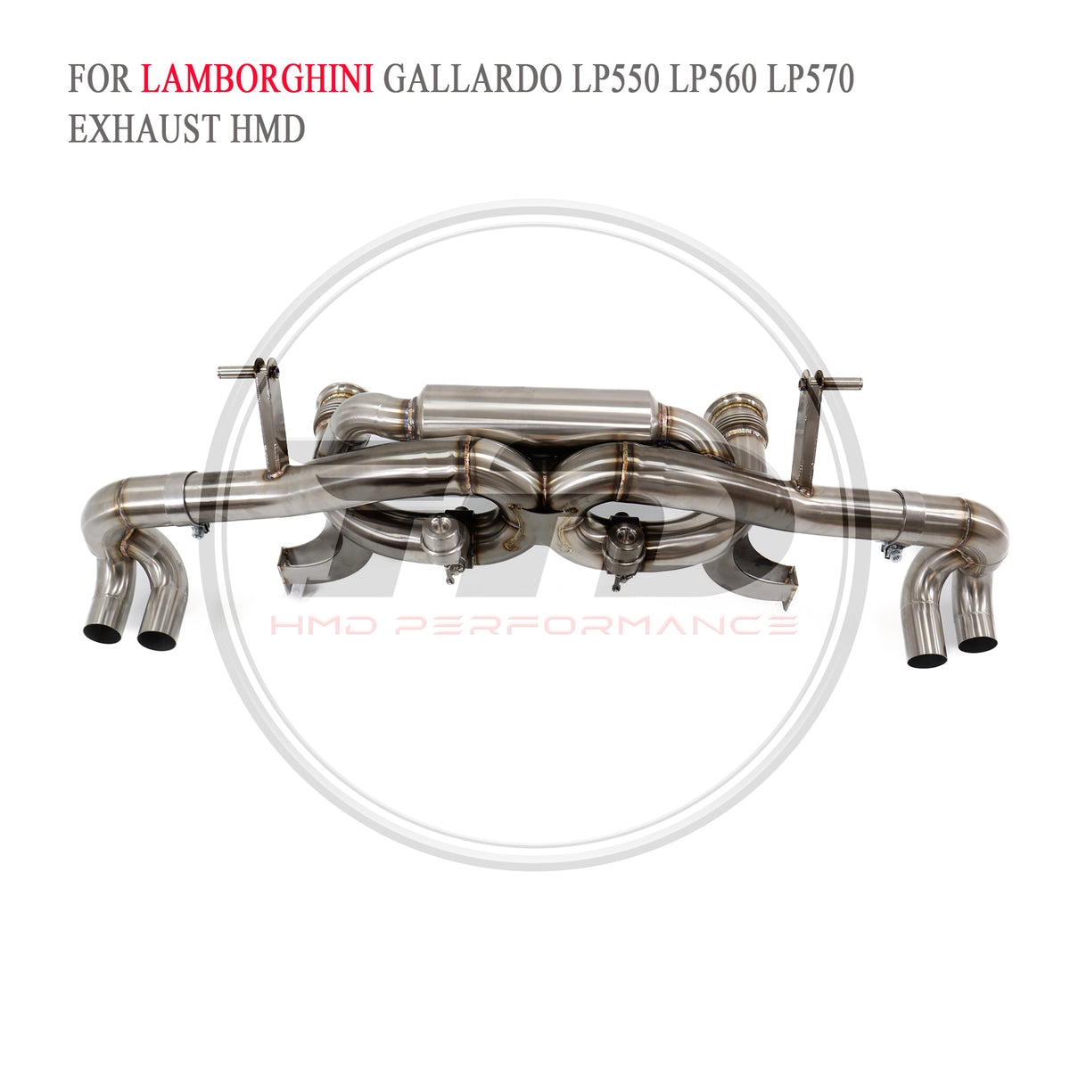 Lamborghini Gallardo LP550 LP560 LP570 Valved Catback SUS304 Racing Grade Exhaust System - 6