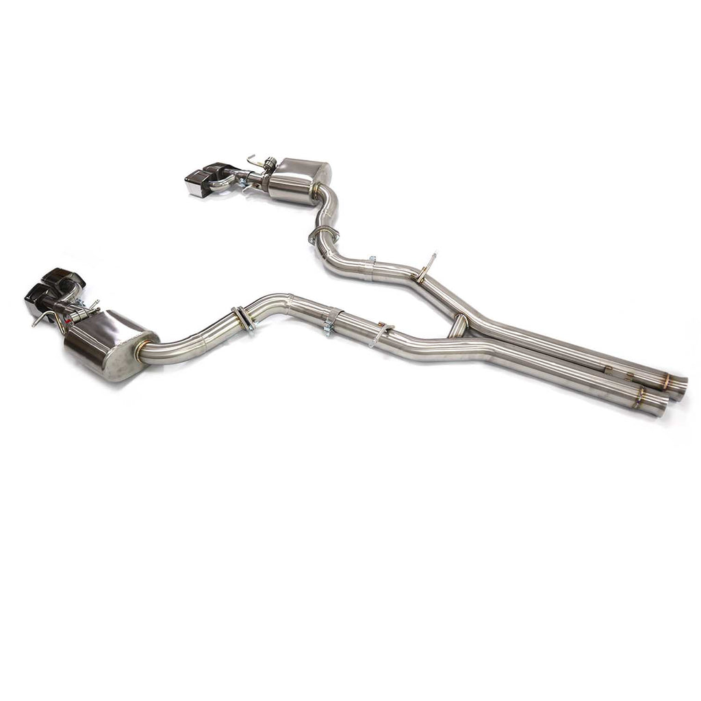 Mercedes-Benz W212 E550 catback SUS304 Racing Grade Exhaust System 76mm - 2