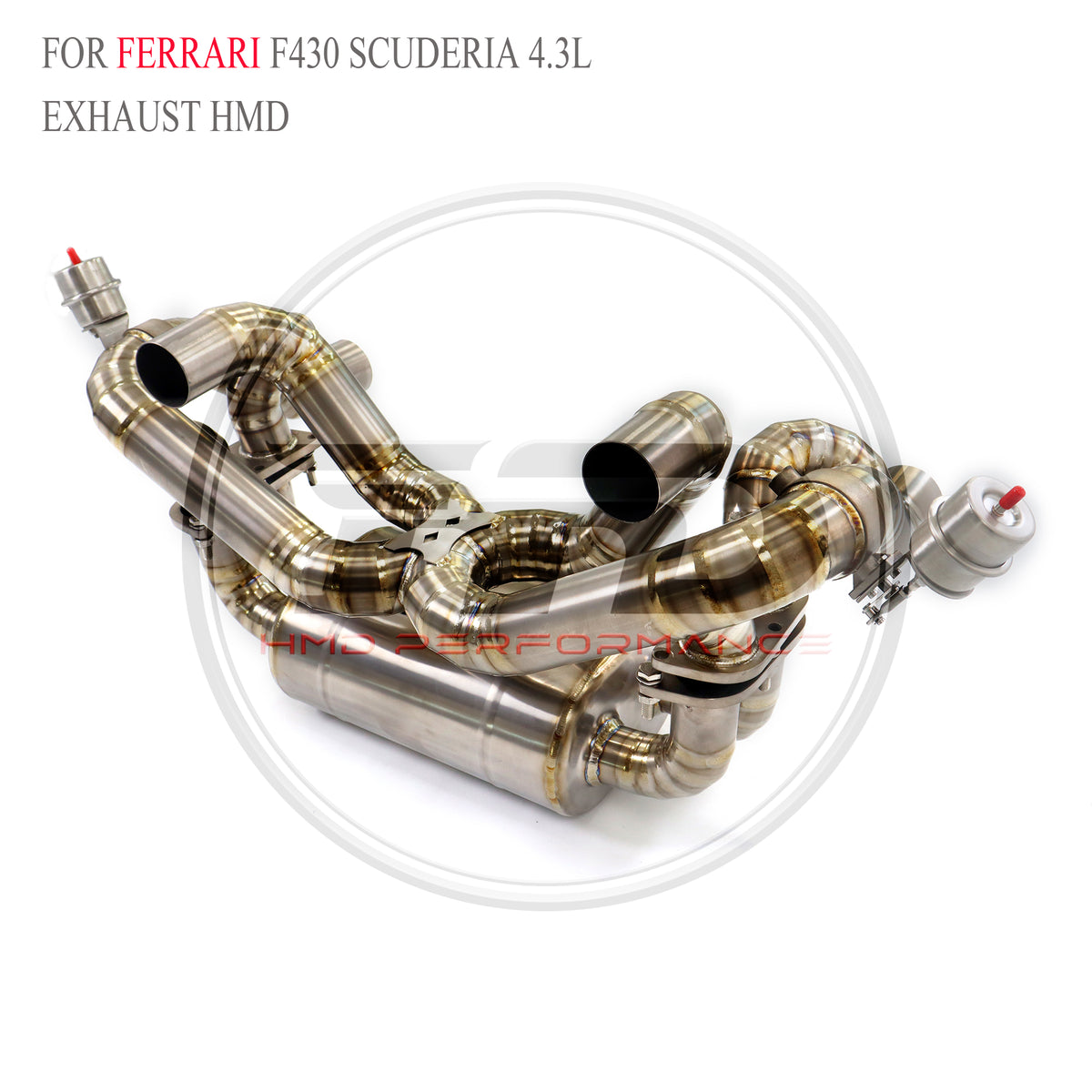 Ferrari F430 Scuderia 4.3L Valved Axle-Back Titanium Racing Grade Exhaust System - 3
