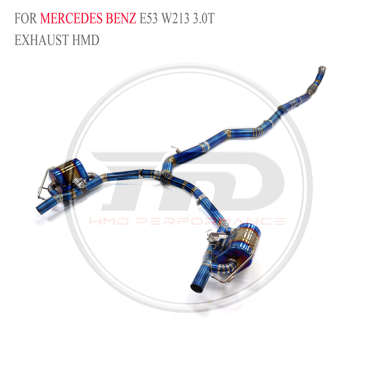 Mercedes-Benz E53 W213 3.0T catback Titanium Sport Exhaust System - 3