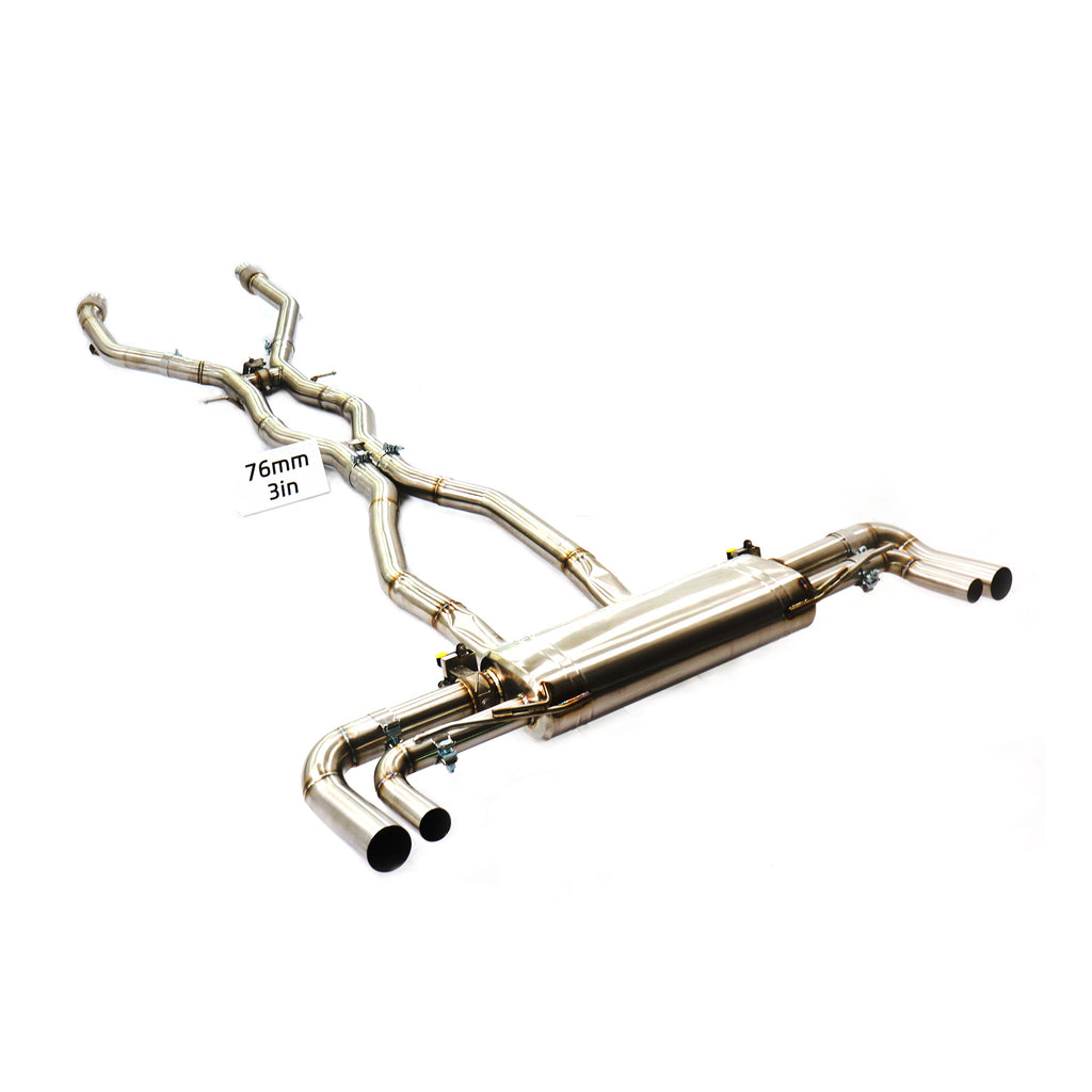 Mercedes-Benz GLS63 X167 4.0T catback SUS304 Valved Sport Exhaust System - 1