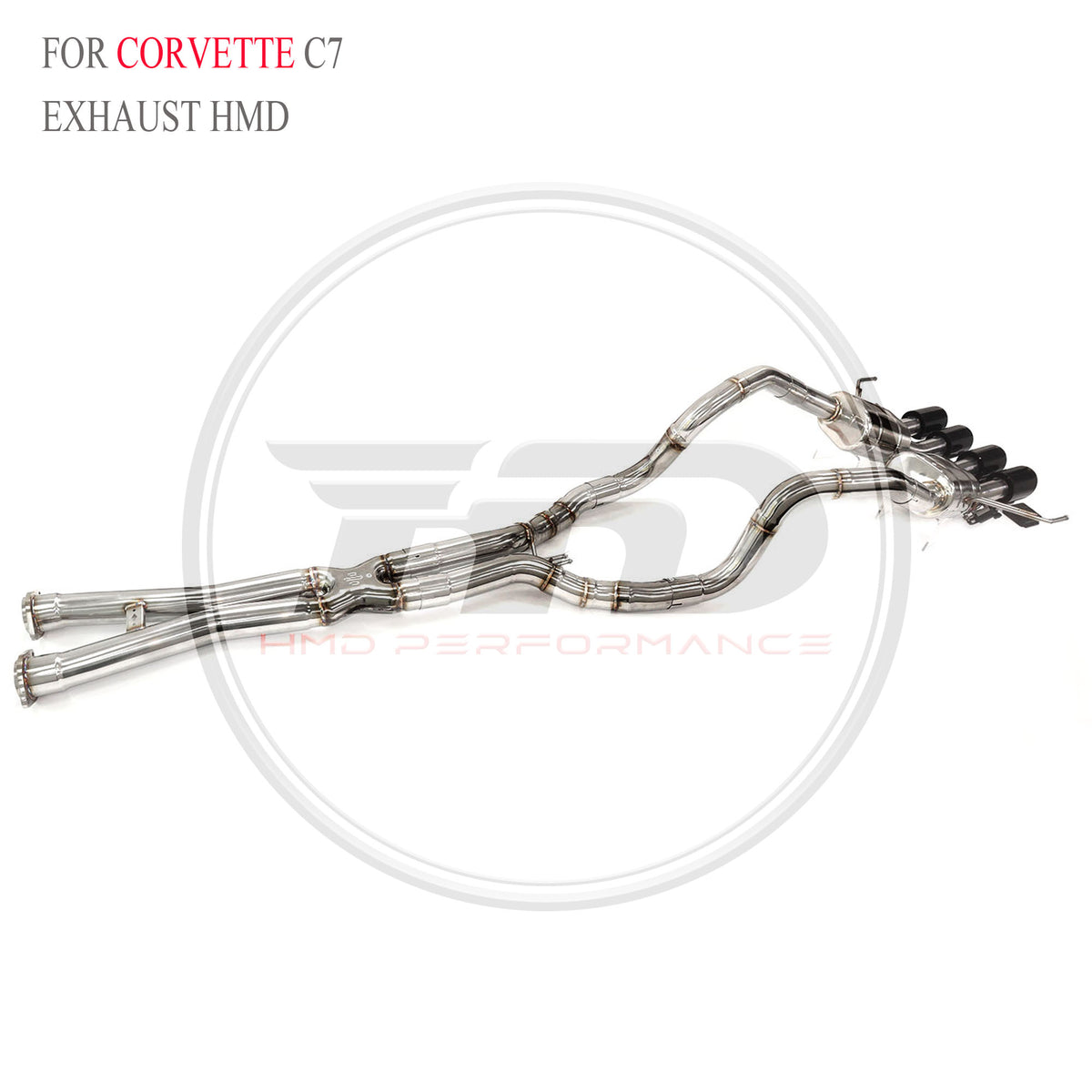 Corvette C7 catback SUS304 Valved Sport Exhaust System - 5