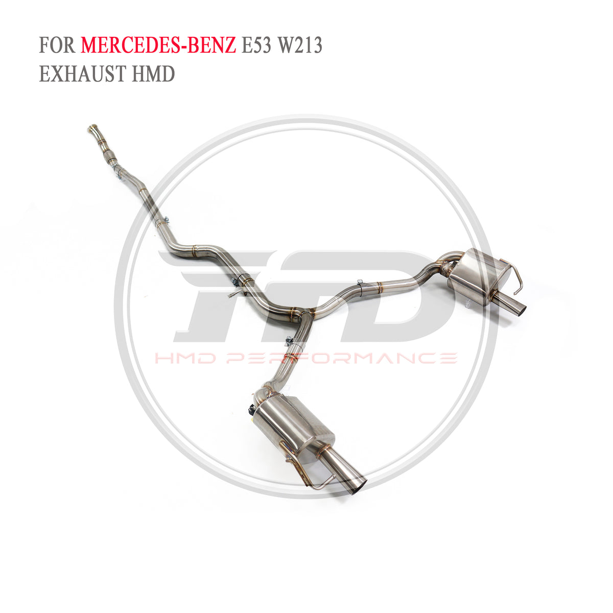 Mercedes-Benz E53 W213 catback Racing Grade Exhaust System - 5