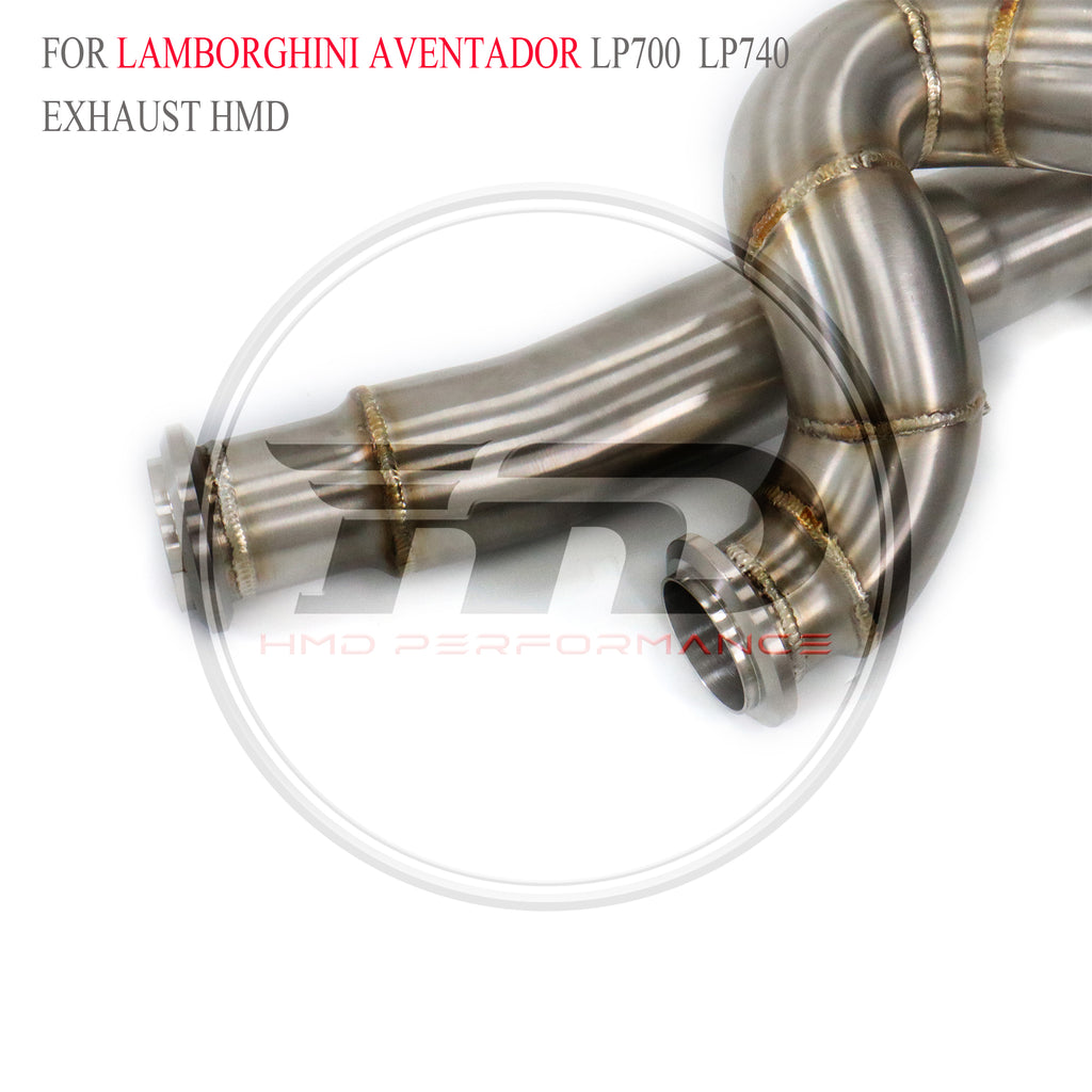 Lamborghini Aventador LP700-4 / LP740-4 2011-2022 Stainless Steel Downpipe - 5