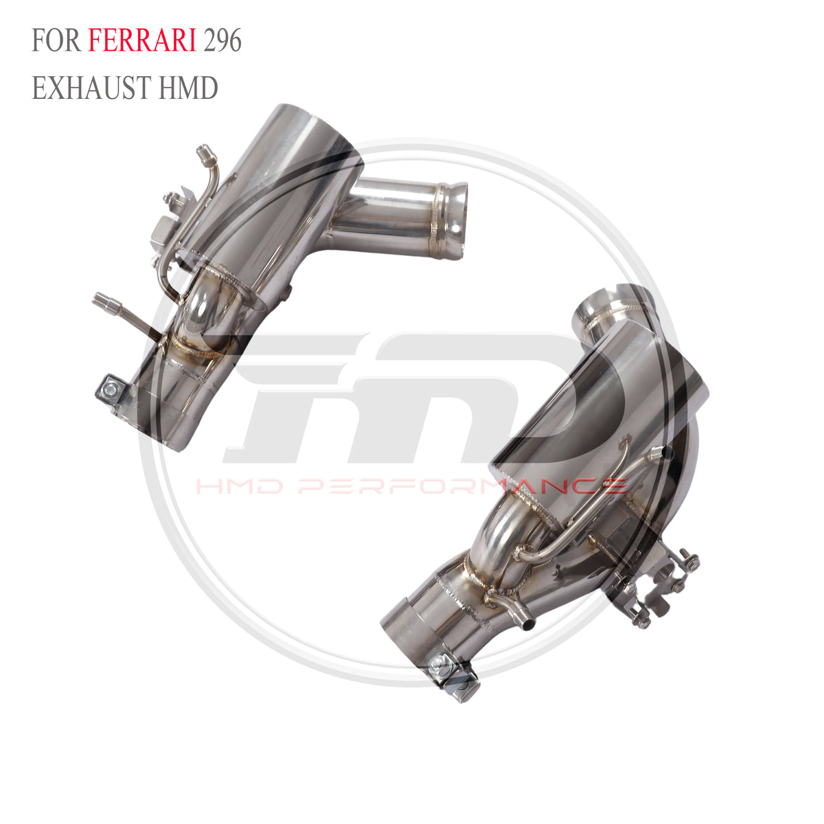 Ferrari 296 Valved Axle-Back SUS304 Racing Grade Exhaust System - 2