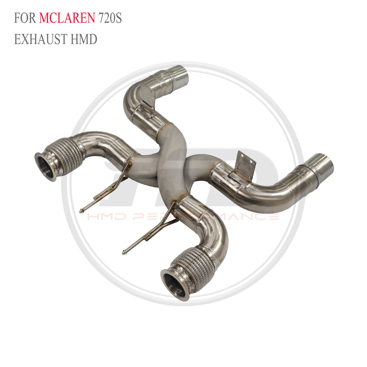 McLaren 720S Straight Axle-Back SUS304 Racing Grade Exhaust System - 2