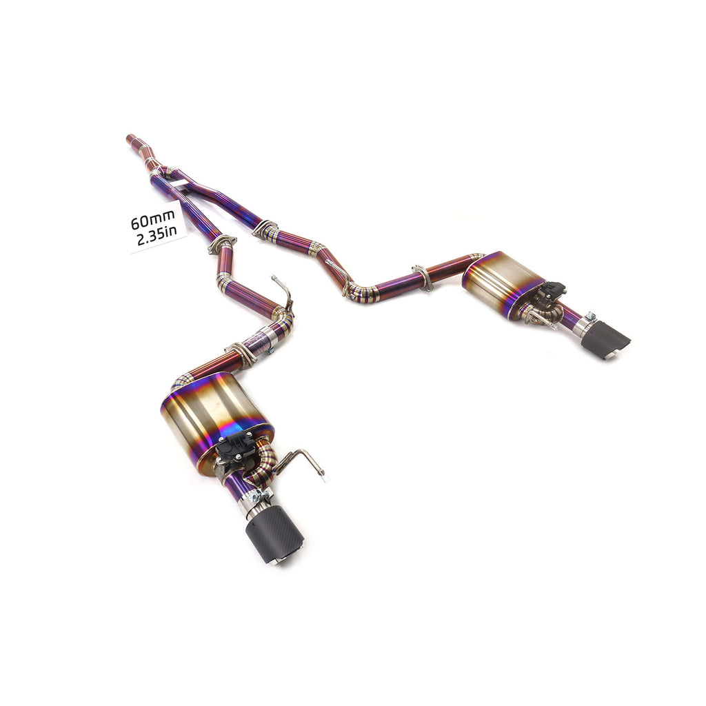 Ford Mustang 2.3T Valved Catback Titanium Racing Grade Exhaust System - 1