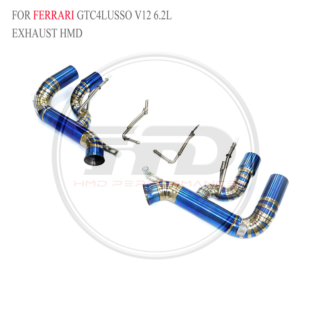 Ferrari GTC4Lusso V12 6.2L Straight Axle-Back Titanium Racing Grade Exhaust System - 3