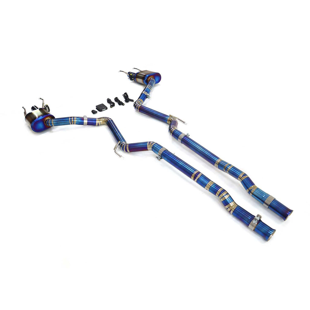Mercedes-Benz S600 W221 catback Titanium Racing Grade Exhaust System - 2