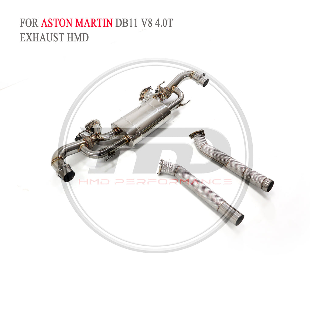 Aston Martin DB11 V8 4.0T Full Set Valved Catback SUS304 Racing Grade Exhaust System - 6