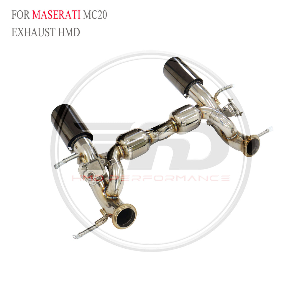 Maserati MC20 Valved Catback SUS304 Racing Grade Exhaust System - 6