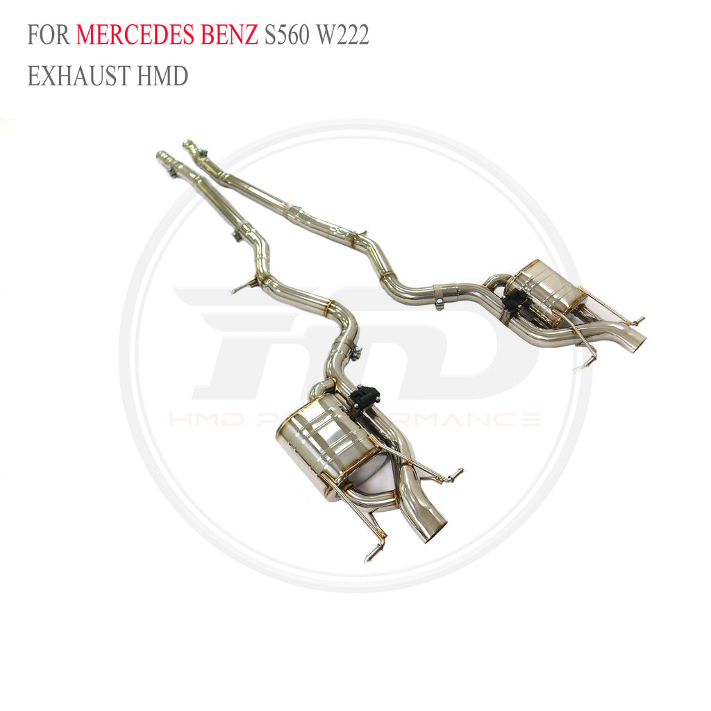 Mercedes-Benz S560 W222 4.0T catback SUS304 Racing Grade Exhaust System - 5