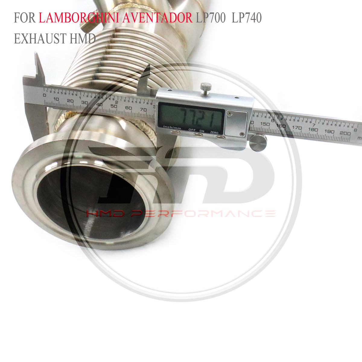 Lamborghini Aventador LP700-4 / LP740-4 2011-2022 Stainless Steel Downpipe - 3