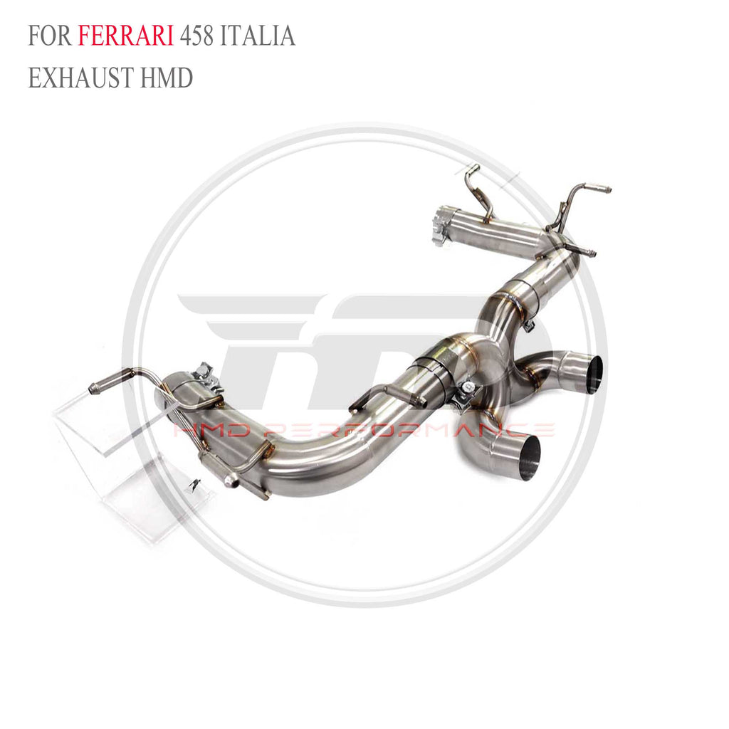 Ferrari 458 Italia catback SUS304 Racing Grade Exhaust System - 3