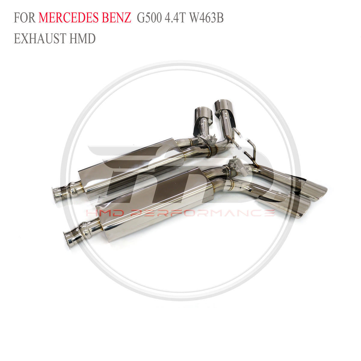 Mercedes-Benz G500 4.4T W463B catback SUS304 Sport Exhaust System - 6