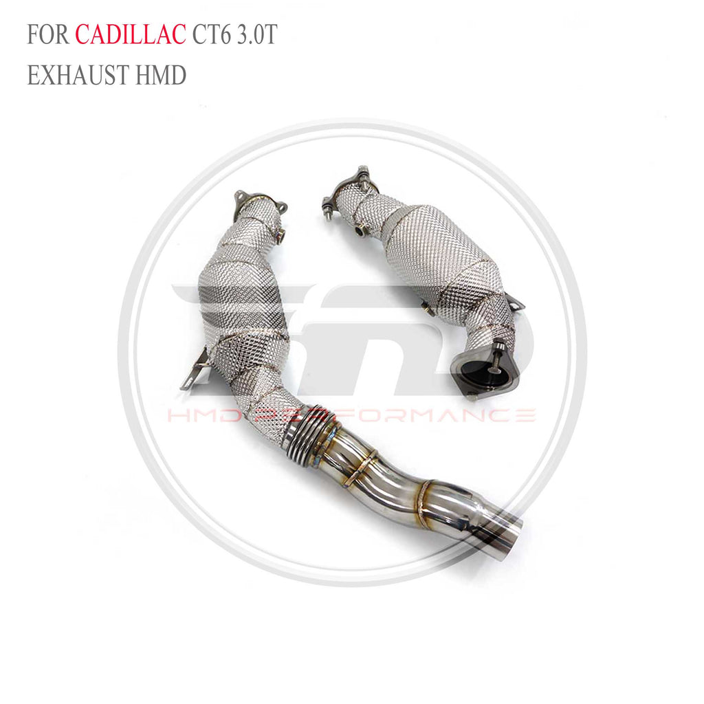 Cadillac CT6 3.0T 2016-2020 Stainless Steel Downpipe - 5