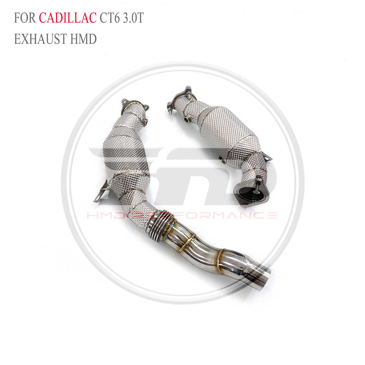 Cadillac CT6 3.0T 2016-2020 Stainless Steel Downpipe - 5