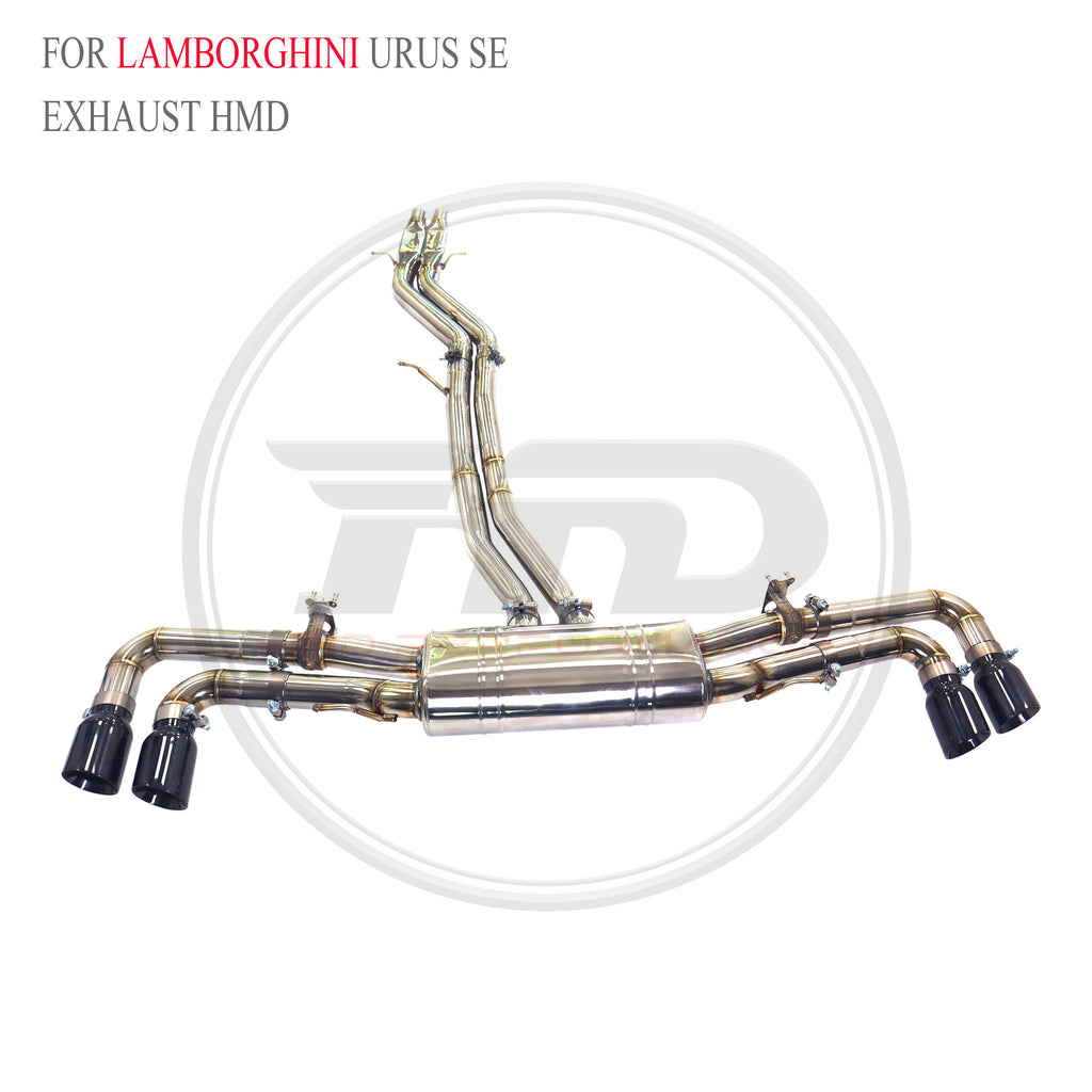 Lamborghini URUS SE Valved Catback SUS304 Racing Grade Exhaust System - 6